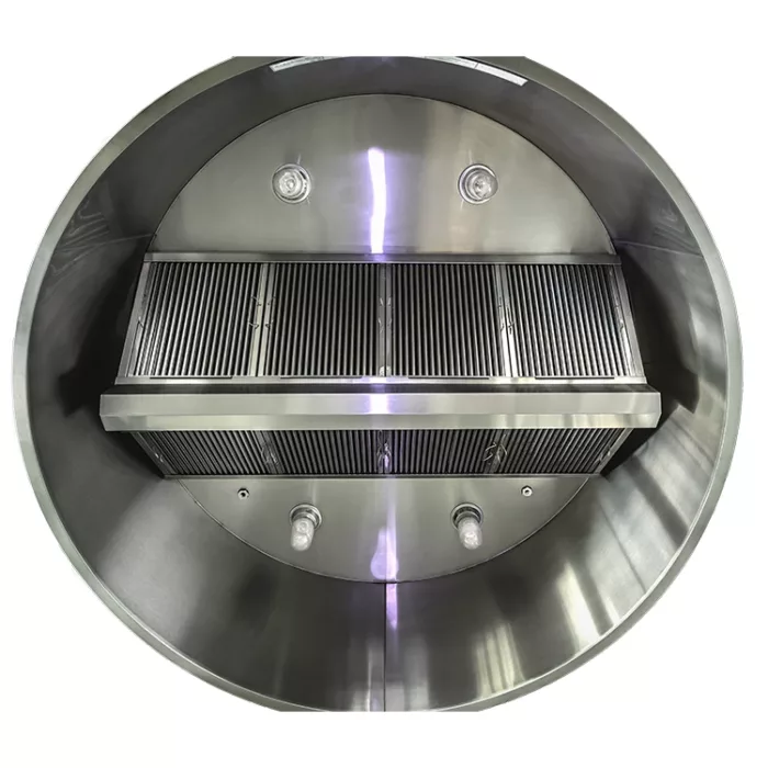 Round Island Exhaust Hood NRIH for commercial kitchen ventilation